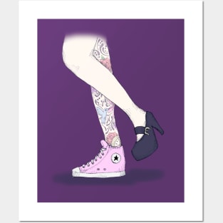 Girl Shoes Posters and Art